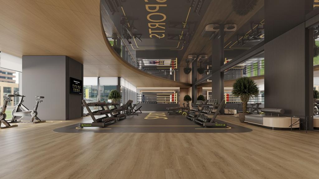 Кварцвиниловая плитка Alpine Floor клеевая Easy Line Дуб Фридрих ЕСО 3-42 1219,2×184,15×3 фото в интерьере